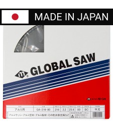 Piła tarczowa do cięcia aluminium GLOBAL SAW 216 x 2.2/1.7 x 25.4mm / 80z CERMET JAPAN