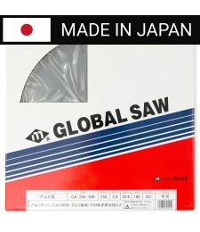 Piła tarczowa do cięcia aluminium GLOBAL SAW 255 x 2.4/1.9 x 25.4mm / 100z CERMET JAPAN