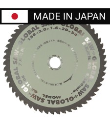 Piła tarczowa do cięcia aluminium GLOBAL SAW 180 x 2.0/1.6 x 20mm / 54z CERMET JAPAN