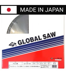 Piła tarczowa do cięcia aluminium GLOBAL SAW 255 x 2,4/1,9 x 25,4mm / 80z CERMET JAPAN