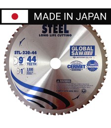 Piła tarczowa do cięcia stali GLOBAL SAW 230 x 25,4mm / 44z CERMET JAPAN