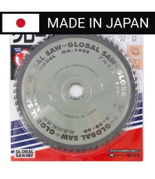 Piła tarczowa do cięcia aluminium GLOBAL SAW 190 x 2,0/1,6 x 20mm / 60z CERMET JAPAN