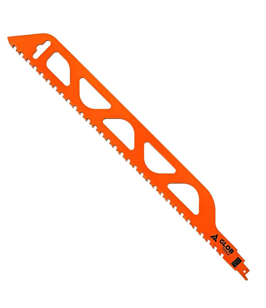 Brzeszczot szablasty TCT GLOB TOOLS do cięcia betonu komórkowego 455x50x1,5mm 32z