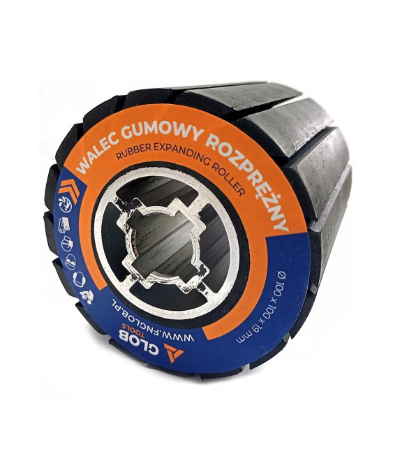 Gumowy walec rozprężny Glob Tools 90x100x19mm Satyniarka