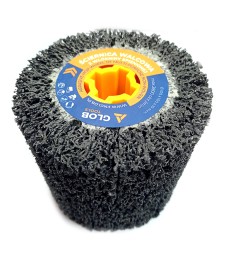 Ściernica walcowa z twardej włókniny spienionej GLOB TOOLS 100x100x19mm granulacja 40 Satyniarka