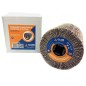 Ściernica walcowa listkowa Glob Tools z płótna 100x100x19mm Satyniarka