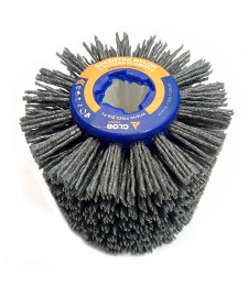 Szczotka do postarzania drewna Glob Tools z włókna ściernego 100x100x19mm Nylon