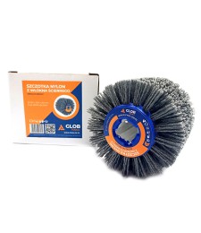 Szczotka do postarzania drewna Glob Tools z włókna ściernego 100x100x19mm Nylon