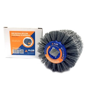 Szczotka do postarzania drewna Glob Tools z włókna ściernego 100x100x19mm Nylon