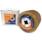 Szczotka druciana do postarzania drewna Glob Tools z drutu mosiądzowanego 120x100x19mm Szczotka druciana do postarzania drewna Glob Tools z drutu mosiądzowanego 120x100x19mm