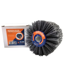 Szczotka do postarzania drewna Glob Tools z włókna ściernego 120x100x19mm Nylon