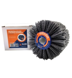 Szczotka do postarzania drewna Glob Tools z włókna ściernego 120x100x19mm Nylon