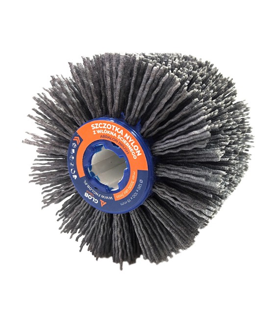Szczotka do postarzania drewna Glob Tools z włókna ściernego 120x100x19mm Nylon