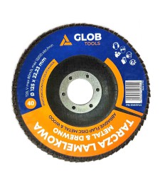 Tarcza listkowa lamelkowa GLOB TOOLS T29 ∅ 125mm / 72 listki standard