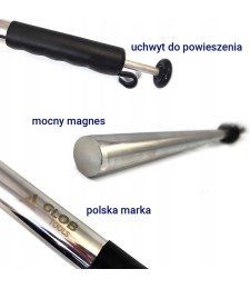 Miotła magnetyczna do podłóg + ręczny zbieracz wiórów