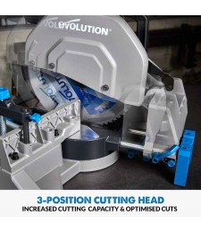 Ukośnica do stali Evolution S355MCS z tarczą 355mm/66z + dodatkowa tarcza do stali Japońska Global Saw