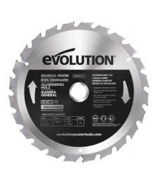 Wielozadaniowa piła ukośna z prowadnicami EVOLUTION R185SMS PLUS + dodatkowa tarcza do drewna