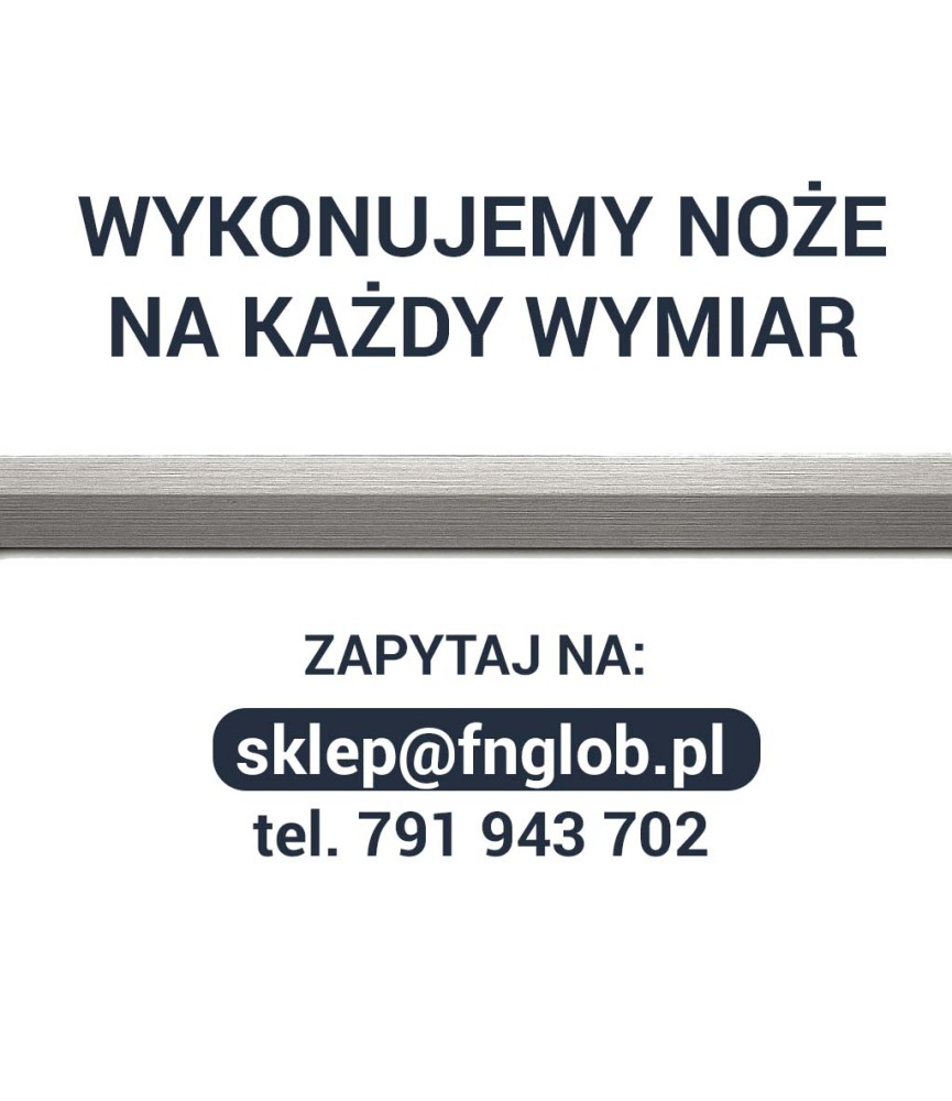 Nóż taśmowy CNC gładki