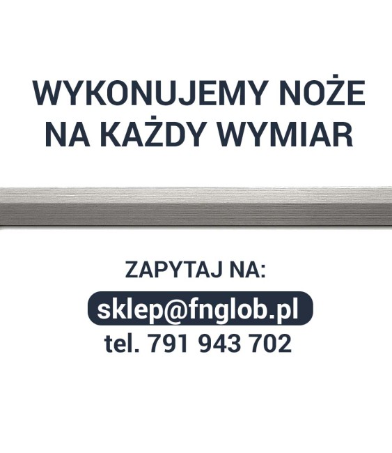 Nóż taśmowy CNC gładki