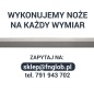 Nóż taśmowy CNC gładki Nóż taśmowy CNC gładki