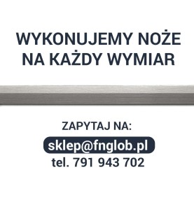 Nóż taśmowy CNC gładki