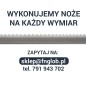 Nóż taśmowy CNC ząbkowany trapezowy Nóż taśmowy CNC ząbkowany trapezowy