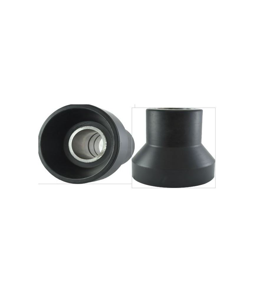 Rolka metalowo-gumowa 100x154mm