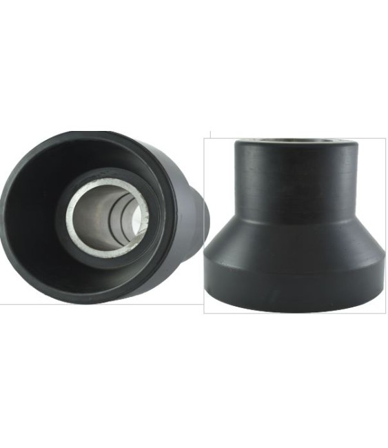 Rolka metalowo-gumowa 100x154mm