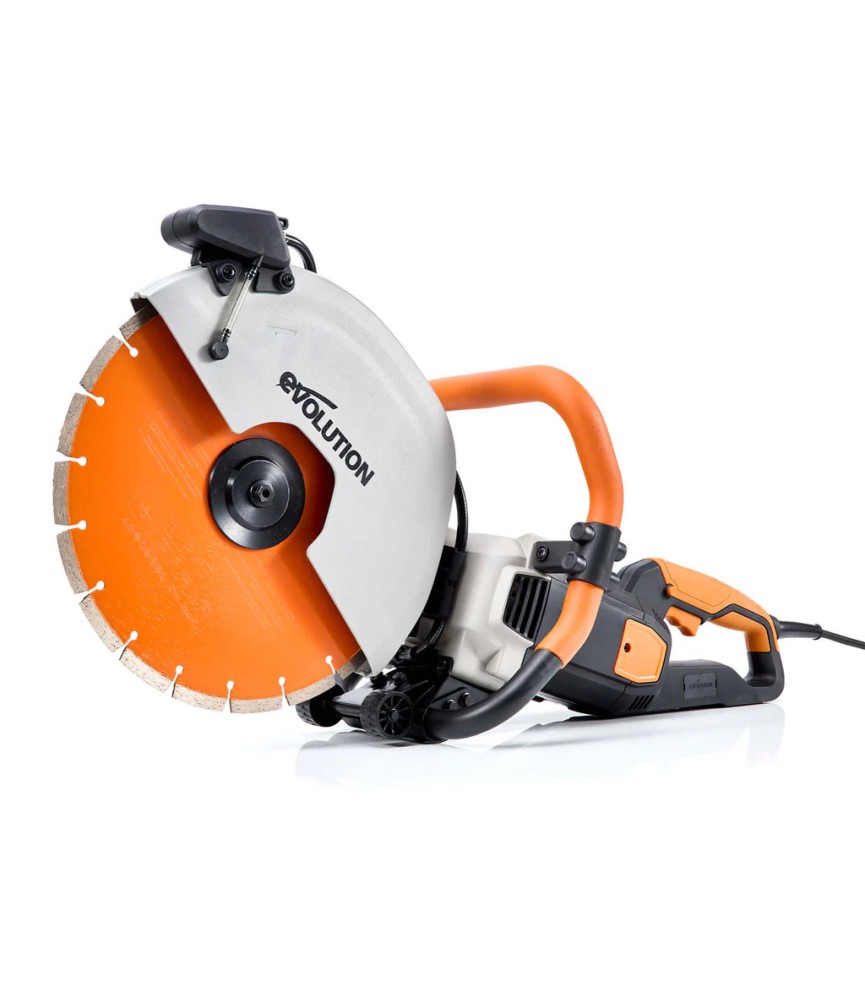 Elektryczna piła do betonu Evolution R350DCT 350 mm z tarczą diamentową PREMIUM