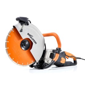 Elektryczna piła do betonu Evolution R350DCT 350 mm z tarczą diamentową PREMIUM