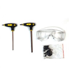 Akumulatorowa przecinarka do prętów zbrojeniowych GLOB TOOLS DC1030 z zestawem adapterów (Bosch, DeWalt, Millwaukee, Makita)