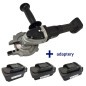 Akumulatorowa przecinarka do prętów zbrojeniowych GLOB TOOLS DC1030 z zestawem adapterów (Bosch, DeWalt, Millwaukee, Makita)