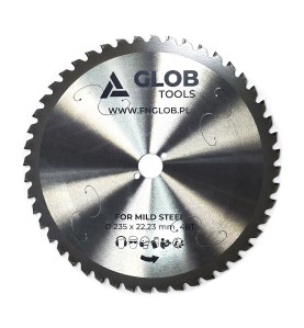 Piła tarczowa GLOB TOOLS TCT 235x22,23mm 48z do prętów zbrojeniowych