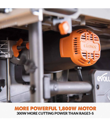 Wielozadaniowa piła stołowa Evolution R255TBL+ z tarczą 255mm/ + STÓŁ na kołach28z