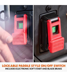 Wielozadaniowa piła stołowa Evolution R255TBL+ z tarczą 255mm/ + STÓŁ na kołach28z