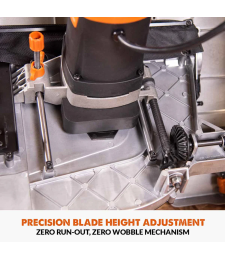 Wielozadaniowa piła stołowa Evolution R255TBL+ z tarczą 255mm/ + STÓŁ na kołach28z