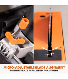 Wielozadaniowa piła stołowa Evolution R255TBL+ z tarczą 255mm/ + STÓŁ na kołach28z