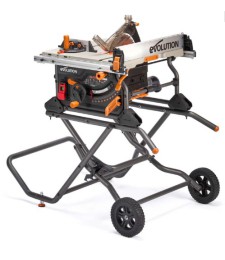 Wielozadaniowa piła stołowa Evolution R255TBL+ z tarczą 255mm/ + STÓŁ na kołach28z