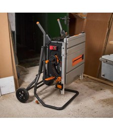 Wielozadaniowa piła stołowa Evolution R255TBL+ z tarczą 255mm/ + STÓŁ na kołach28z