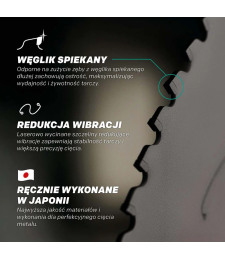 Piła tarczowa do cięcia aluminium Evolution EVOMAX 355 mm Ø355 x 25,4 mm, 100 zębów TCT