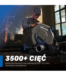 Piła tarczowa do cięcia stali Evolution EVOMAX 355 mm Ø355 x 25,4 mm, 80 zębów CERMET