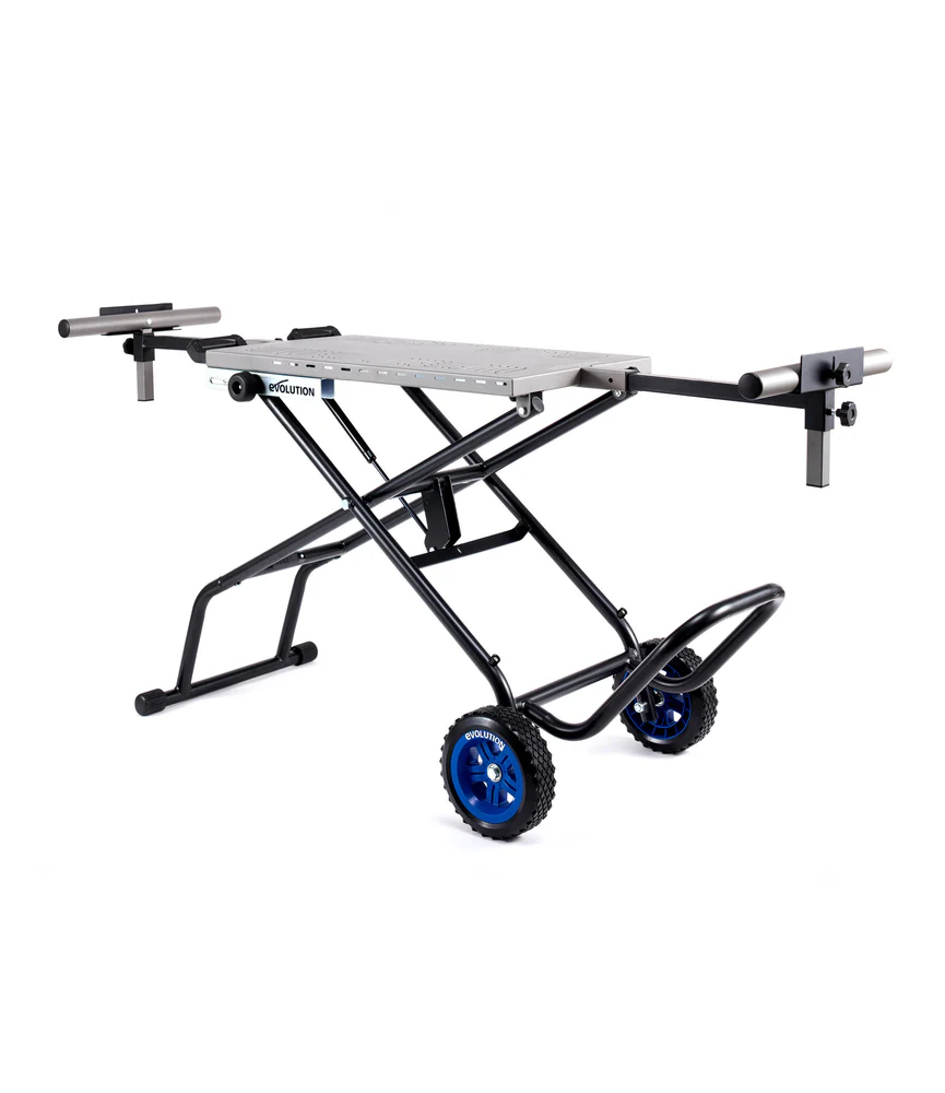 Stojak na kółkach Evolution z systemem Powerlift Assist do przecinarek tarczowych (S355MCS, S355CPS, R355CPS)