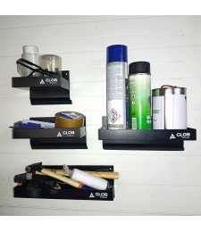 Zestaw 4 stalowych półek magnetycznych GLOB TOOLS