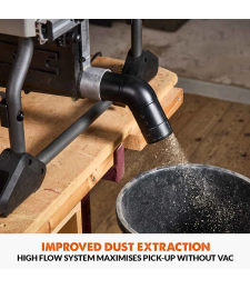 Wielozadaniowa piła stołowa Evolution R255TBLX+ ze stojakiem i tarczą 255mm/28z