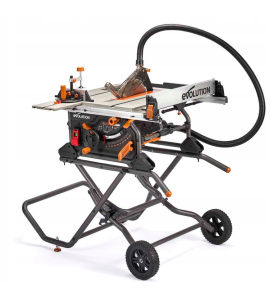 Wielozadaniowa piła stołowa Evolution R255TBLX+ ze stojakiem i tarczą 255mm/28z