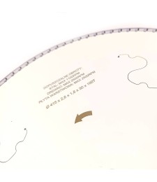 Piła tarczowa GLOB TOOLS do cięcia płyt warstwowych, metali, drewna 415x2,6x1,8x30x100 zębów