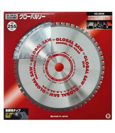 Piła tarczowa do cięcia stali GLOBAL SAW 255 x 2.1/1.8 x 25.4mm / 54z CERMET JAPAN
