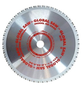 Piła tarczowa do cięcia stali GLOBAL SAW 255 x 2.1/1.8 x 25.4mm / 54z CERMET JAPAN