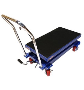 Wózek towarowy nożycowy hydrauliczny GLOB – udźwig 350 kg