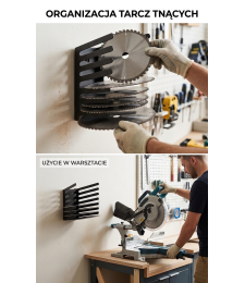 Uchwyt ścienny na tarcze rozeta GLOB TOOLS GT-U-08